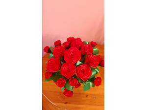 Букет з атласної стрічки