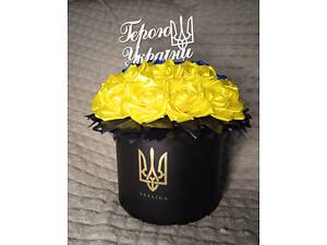 Букет з атласних стрічок