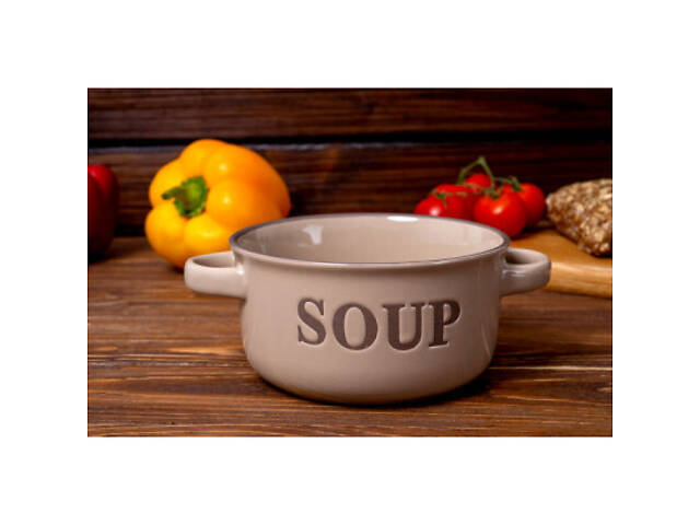 Бульйонниця Limited Edition Style 600 мл Коричнева (JH5233-2) - Фото 2