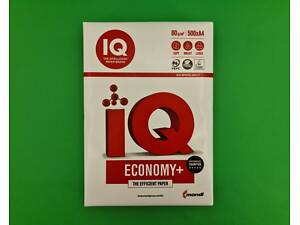 Бумага для принтера А4 500листов IQ (1 пач)