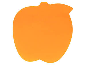 Папір для нотаток Axent з клейким шаром яблуко 70х70мм, 50 аркушів (2443-04-A)