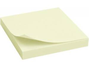 Папір для нотаток Axent with adhesive layer 75x75мм, 100sheets., pastel yellow (2314-01-А)