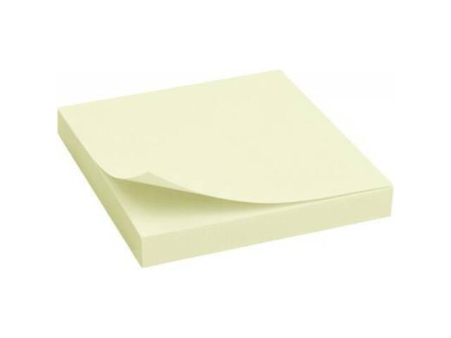 Папір для нотаток Axent with adhesive layer 75x75мм, 100sheets., pastel yellow (2314-01-А) - Фото 1