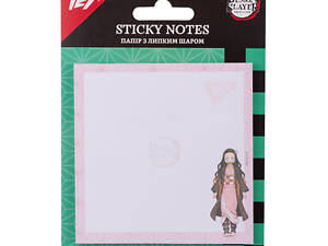 Папір для нотаток з липким шаром фігурний YES Demon Slayer 170431 40 аркушів