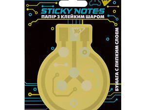 Папір для нотаток з липким шаром фігурний YES Ultrex 170270 40 аркушів