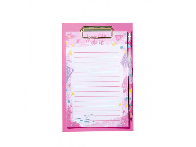 Папір для нотаток з магнітним кліпбордом YES Hotch Potch 170260 52 аркуші - Фото 2