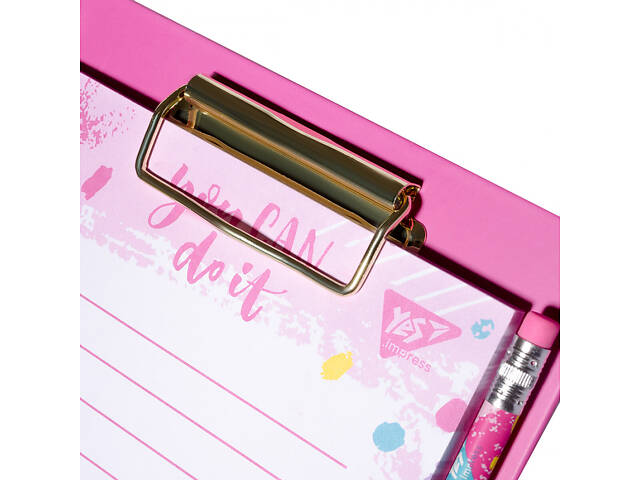 Папір для нотаток з магнітним кліпбордом YES Hotch Potch 170260 52 аркуші - Фото 3