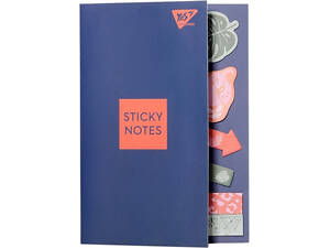Папір для нотаток Yes з липким шаром Vivere в наборі, 8x20 аркушів (170283)