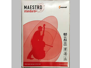 Бумага Maestro Standart+ офисная белая А4 80г/м 500л.