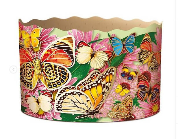 Паперові форми для Паски Ø130х85 мм. Ящик 300 шт. Крафінів, Панеттоне (на 500 г тіста) Метелик - Фото 6