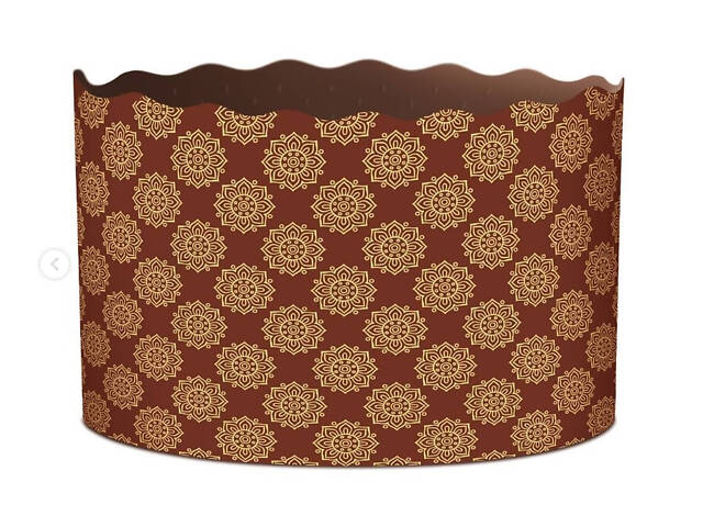 Паперові форми для Паски Ø130х85 мм. Ящик 300 шт. Крафінів, Панеттоне (на 500 г тіста) Стандарт - Фото 4