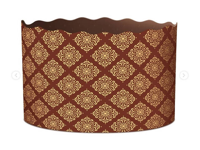 Паперові форми для Паски Ø130х85 мм. Ящик 300 шт. Крафінів, Панеттоне (на 500 г тіста) Стандарт - Фото 5