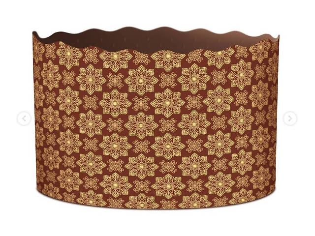 Паперові форми для Паски Ø130х85 мм. Ящик 300 шт. Крафінів, Панеттоне (на 500 г тіста) Стандарт - Фото 7