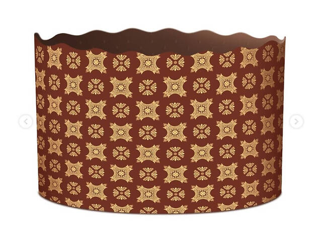 Паперові форми для Паски Ø134*95 мм. Ящик 300 шт. Крафінів, Панеттоне (на 700 г тіста) Стандарт - Фото 3