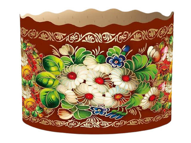 Паперові форми для Паски Ø155*115 мм. Ящик 300 шт. Крафінів, Панеттоне (на 900 г тіста) Жостово - Фото 4