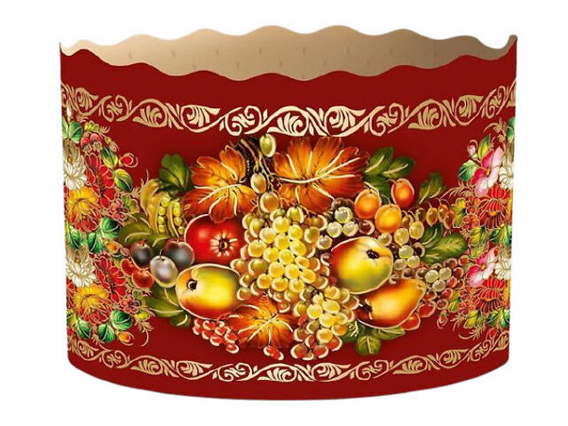 Паперові форми для Паски Ø155*115 мм. Ящик 300 шт. Крафінів, Панеттоне (на 900 г тіста) Жостово - Фото 2