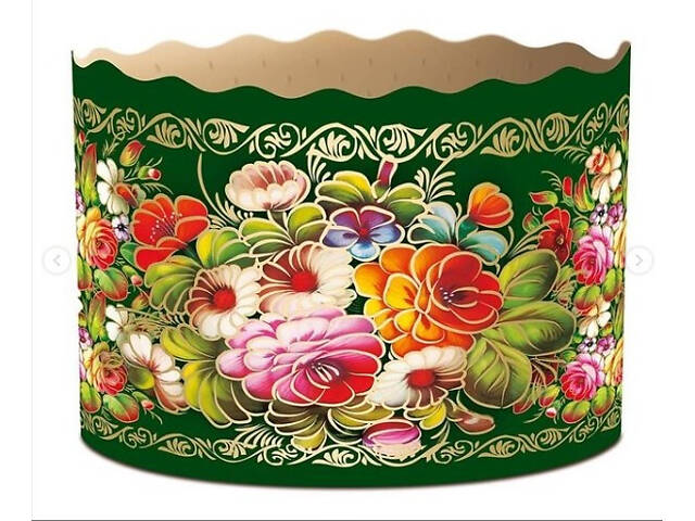 Паперові форми для Паски Ø155*115 мм. Ящик 300 шт. Крафінів, Панеттоне (на 900 г тіста) Жостово - Фото 6