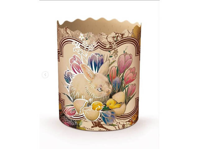 Паперові форми для Паски Ø70х85 мм. Ящик 300 шт. Крафінів, Панеттоне (на 150 г тіста) Вікторіанські - Фото 5