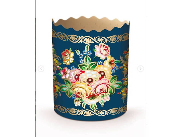 Паперові форми для Паски Ø70х85 мм. Ящик 300 шт. Крафінів, Панеттоне (на 150 г тіста) Жостово - Фото 4