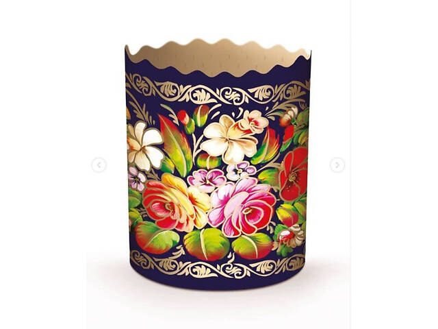 Паперові форми для Паски Ø70х85 мм. Ящик 300 шт. Крафінів, Панеттоне (на 150 г тіста) Жостово - Фото 7