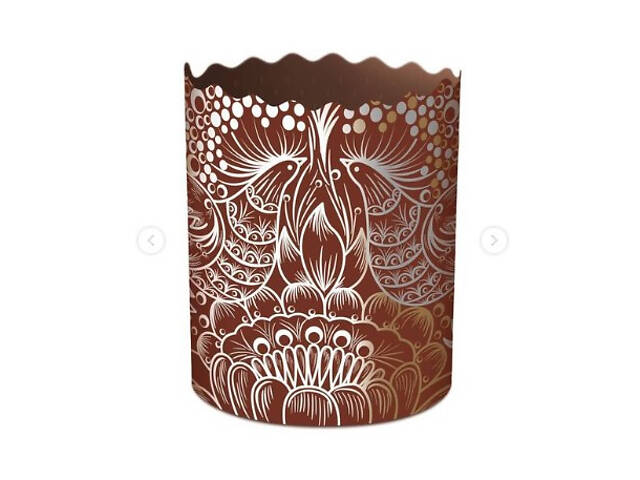 Паперові форми для Паски Ø70х85 мм. Ящик 300 шт. Крафінів, Панеттоне (на 150 г тіста) Жар Птиця - Фото 4