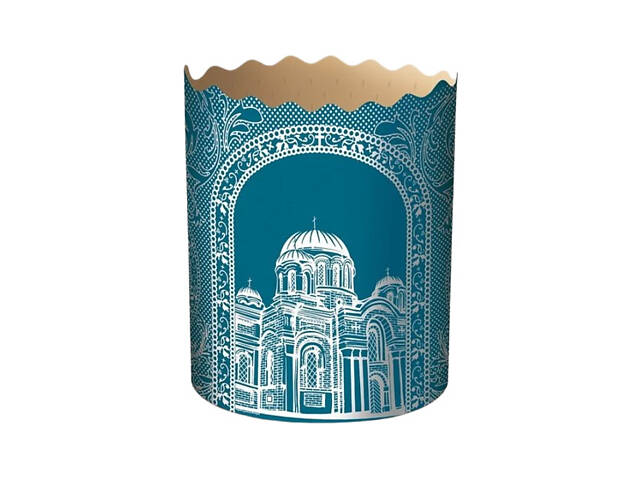 Паперові форми для Паски Ø70х85 мм. Ящик 300 шт. Крафінів, Панеттоне (на 150 г тіста) Купола - Фото 4