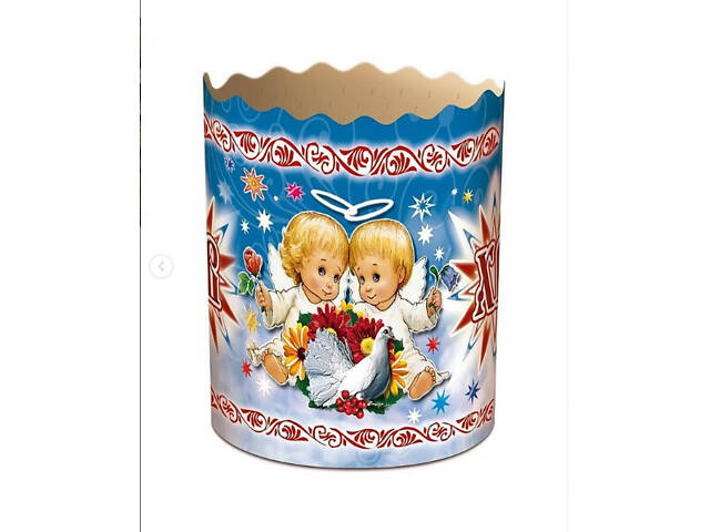 Паперові форми для Паски Ø70х85 мм. Ящик 300 шт. Крафінів, Панеттоне (на 150 г тіста) Асорті - Фото 2