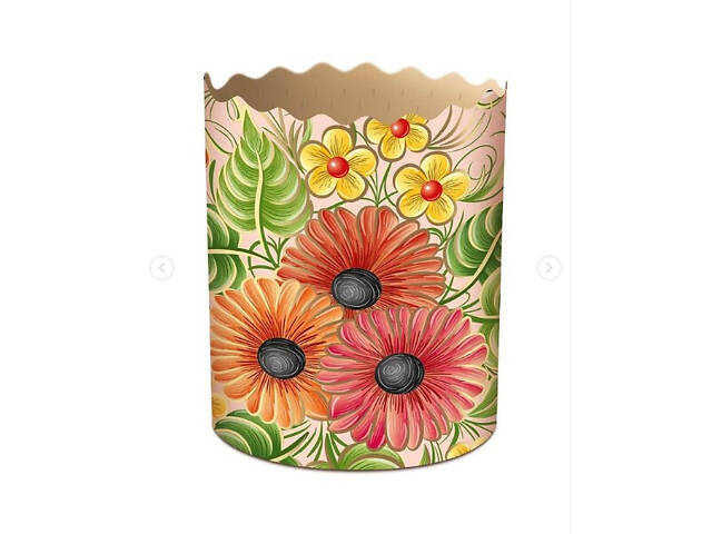 Паперові форми для Паски Ø70х85 мм. Ящик 300 шт. Крафінів, Панеттоне (на 150 г тіста) Петриківка - Фото 3