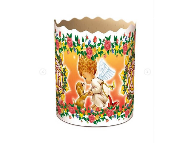 Паперові форми для Паски Ø70х85 мм. Ящик 300 шт. Крафінів, Панеттоне (на 150 г тіста) Асорті - Фото 3