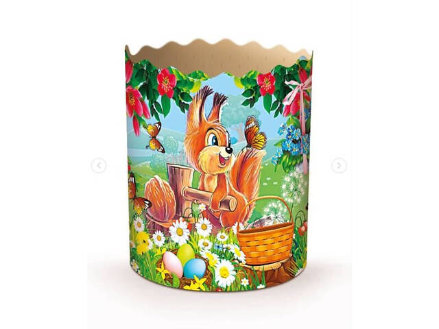 Паперові форми для Паски Ø70х85 мм. Ящик 300 шт. Крафінів, Панеттоне (на 150 г тіста) Дитячі - Фото 3