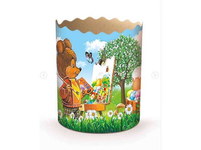 Паперові форми для Паски Ø70х85 мм. Ящик 300 шт. Крафінів, Панеттоне (на 150 г тіста) Дитячі - Фото 6