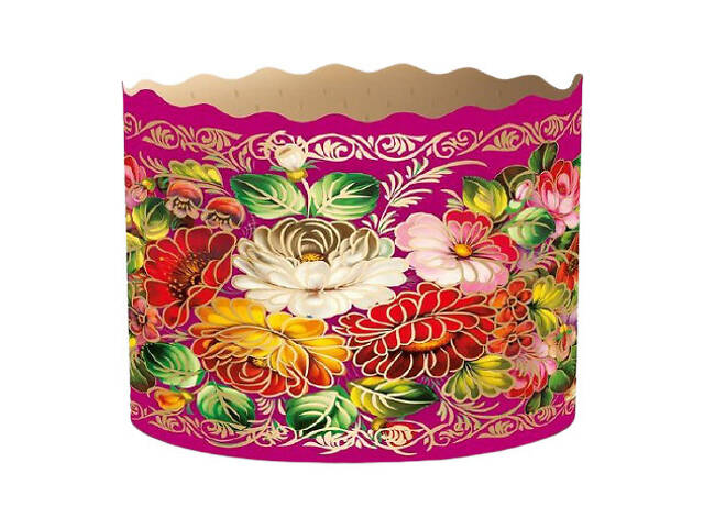 Паперові форми для Паски Ø110х85 мм. Ящик 300 шт. Крафінів, Панеттоне (на 350 г тіста) Жостово - Фото 2