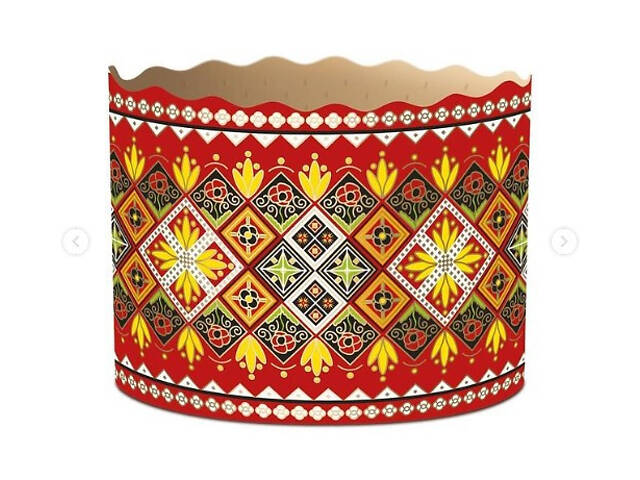 Паперові форми для Паски Ø110х85 мм. Ящик 300 шт. Крафінів, Панеттоне (на 350 г тіста) Традиційна - Фото 2