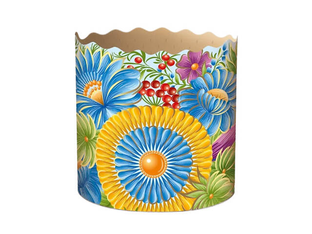 Паперові форми для Паски Ø90х85 мм. Ящик 300 шт. Крафінів, Панеттоне (на 250 г тіста) Петр - Фото 4