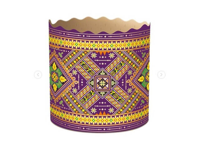 Паперові форми для Паски Ø90х85 мм. Ящик 300 шт. Крафінів, Панеттоне (на 250 г тіста) Традиційна - Фото 2