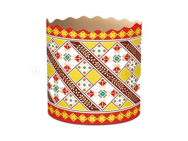 Паперові форми для Паски Ø90х85 мм. Ящик 300 шт. Крафінів, Панеттоне (на 250 г тіста) Традиційна - Фото 6