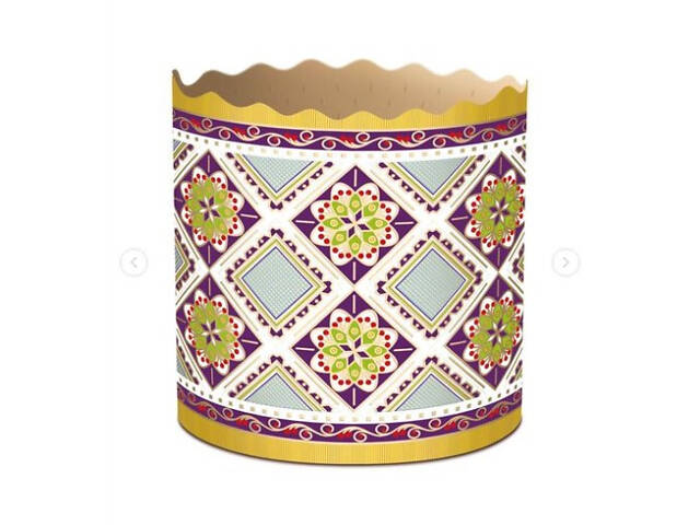 Паперові форми для Паски Ø90х85 мм. Ящик 300 шт. Крафінів, Панеттоне (на 250 г тіста) Традиційна - Фото 7