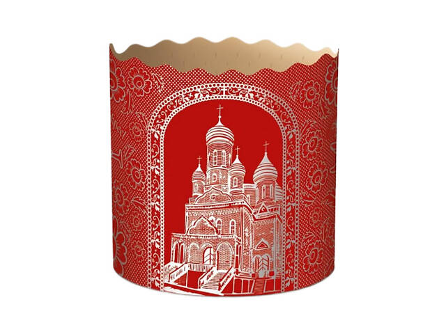 Паперові форми для Паски Ø90х85 мм. Ящик 300 шт. Крафінів, Панеттоне (на 250 г тіста) Купола - Фото 2