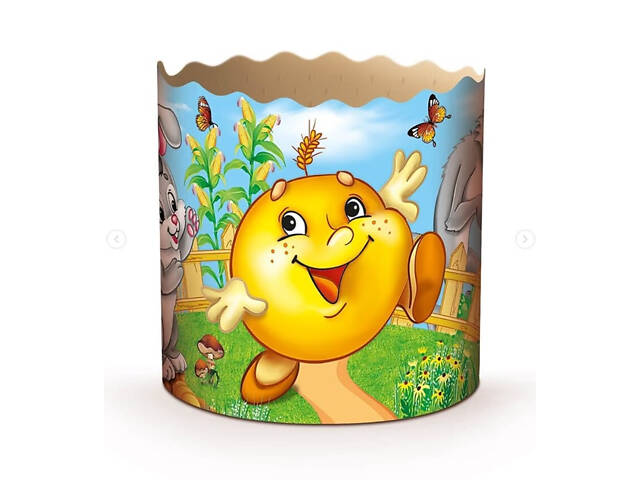 Паперові форми для Паски Ø90х85 мм. Ящик 300 шт. Крафінів, Панеттоне (на 250 г тіста) Казкові - Фото 3