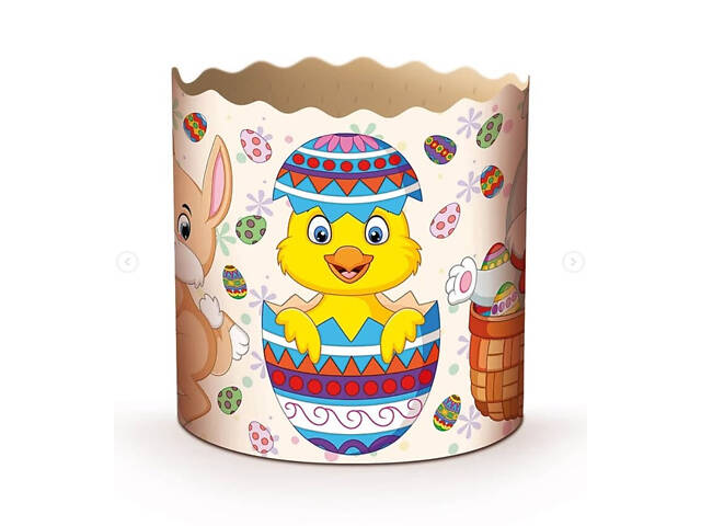 Паперові форми для Паски Ø90х85 мм. Ящик 300 шт. Крафінів, Панеттоне (на 250 г тіста) Казкові - Фото 4