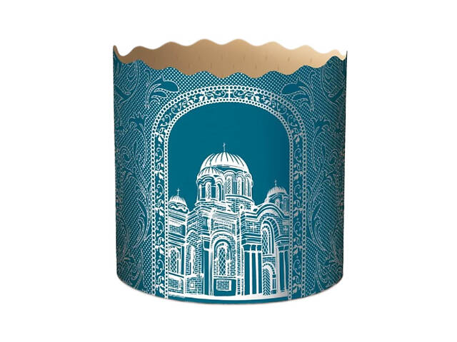 Паперові форми для Паски Ø90х85 мм. Ящик 300 шт. Крафінів, Панеттоне (на 250 г тіста) Купола - Фото 6