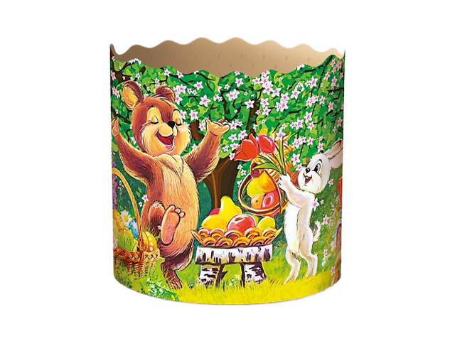 Паперові форми для Паски Ø90х85 мм. Ящик 300 шт. Крафінів, Панеттоне (на 250 г тіста) Дитячі - Фото 5