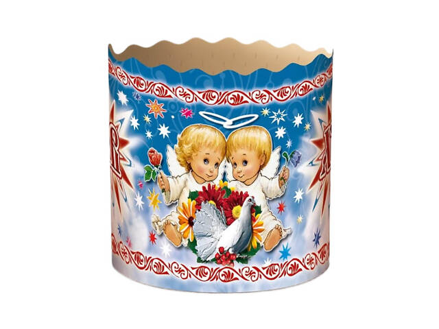 Паперові форми для Паски Ø90х85 мм. Ящик 300 шт. Крафінів, Панеттоне (на 250 г тіста) Асорті - Фото 2