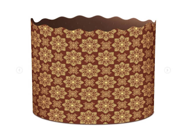 Паперові форми для Паски Ø110х85 мм. Ящик 300 шт. Крафінів, Панеттоне (на 350 г тіста) Стандарт - Фото 2