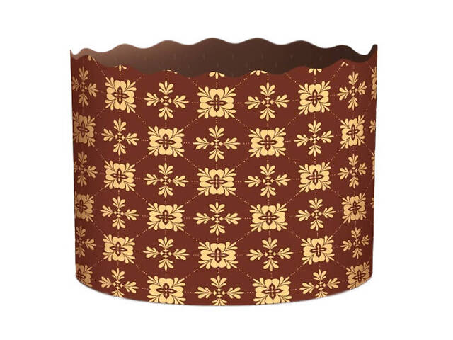 Паперові форми для Паски Ø110х85 мм. Ящик 300 шт. Крафінів, Панеттоне (на 350 г тіста) Стандарт - Фото 3