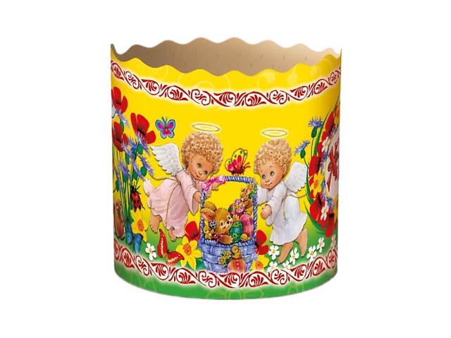 Паперові форми для Паски Ø90х85 мм. Ящик 300 шт. Крафінів, Панеттоне (на 250 г тіста) Асорті - Фото 3