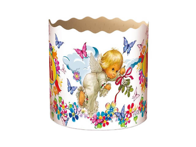 Паперові форми для Паски Ø90х85 мм. Ящик 300 шт. Крафінів, Панеттоне (на 250 г тіста) Асорті - Фото 4