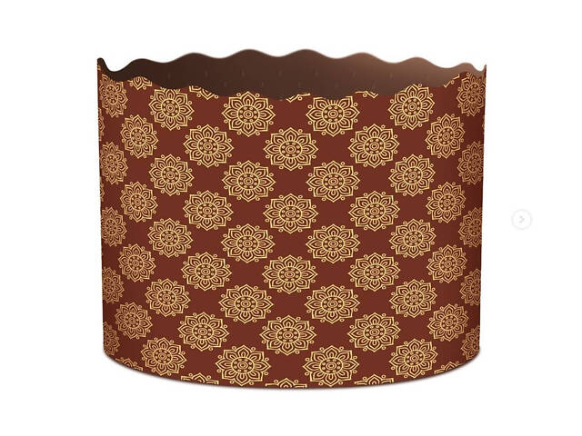 Паперові форми для Паски Ø110х85 мм. Ящик 300 шт. Крафінів, Панеттоне (на 350 г тіста) Стандарт - Фото 4