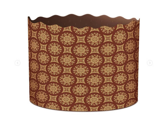 Паперові форми для Паски Ø110х85 мм. Ящик 300 шт. Крафінів, Панеттоне (на 350 г тіста) Стандарт - Фото 5