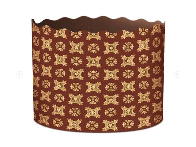 Паперові форми для Паски Ø110х85 мм. Ящик 300 шт. Крафінів, Панеттоне (на 350 г тіста) Стандарт - Фото 6